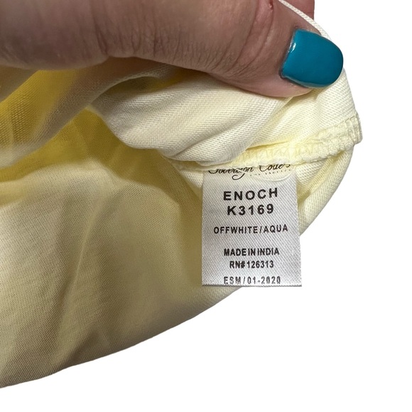 Sovereign Code Striped Tank Top, Boy's Size M, Green Blue Cream NWT - Picture 6 of 7